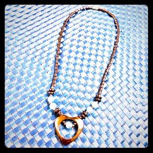 COPY - 🦋Hematite necklace :  good luck with a ❤️